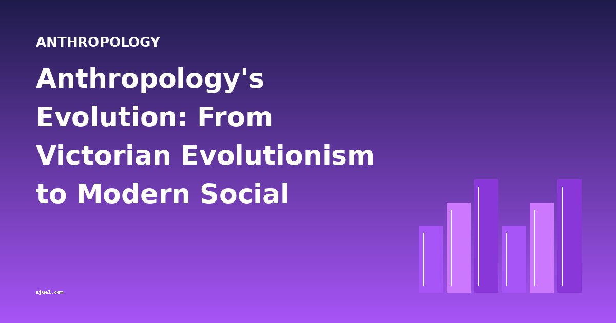 Anthropology's Evolution: From Victorian Evolutionism to Modern Social Theory